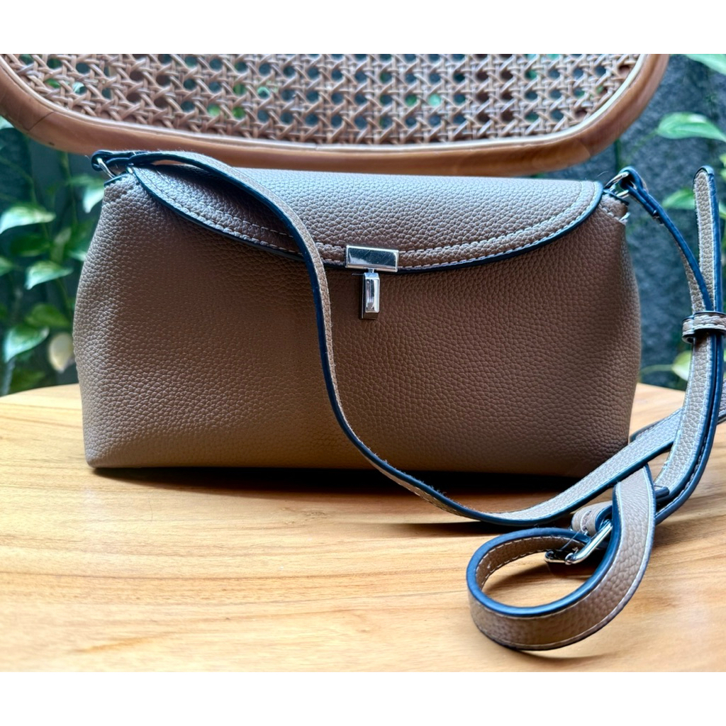 Toteme T lock small crossbody