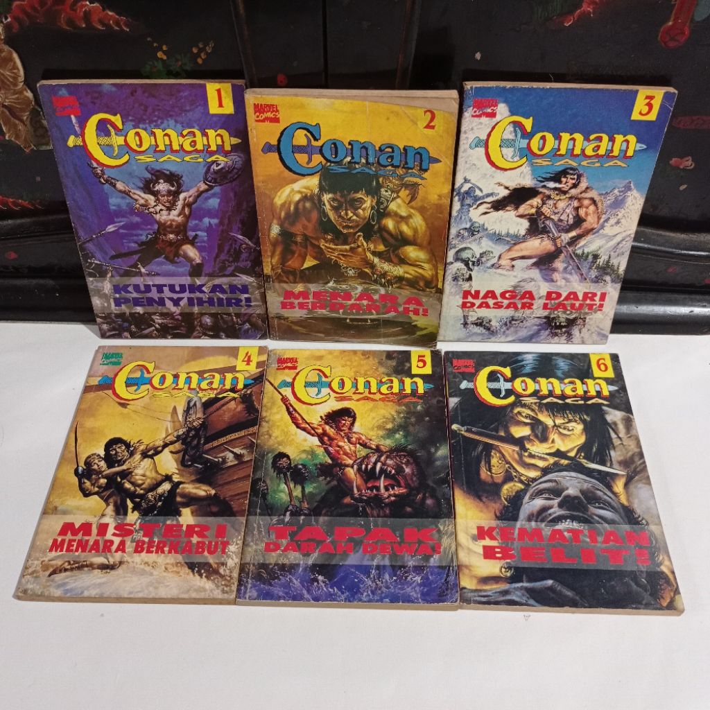 komik conan saga 1-6 tamat/marvel comics