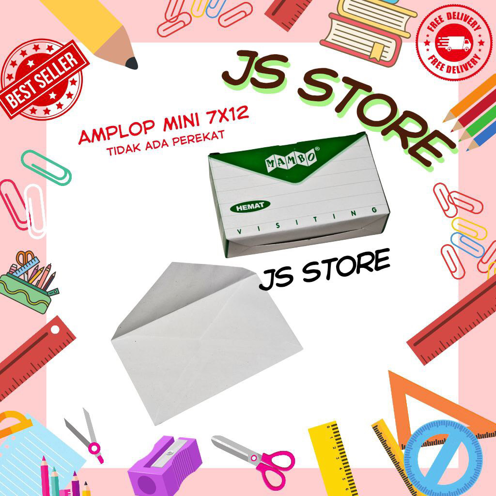 

Amplop Putih Mini Kecil MAMBO 7 x 12 CM / Grosir Amplop Putih MAMBO Mini / Amplop Kecil Murah / Amplop Kondangan Hajatan