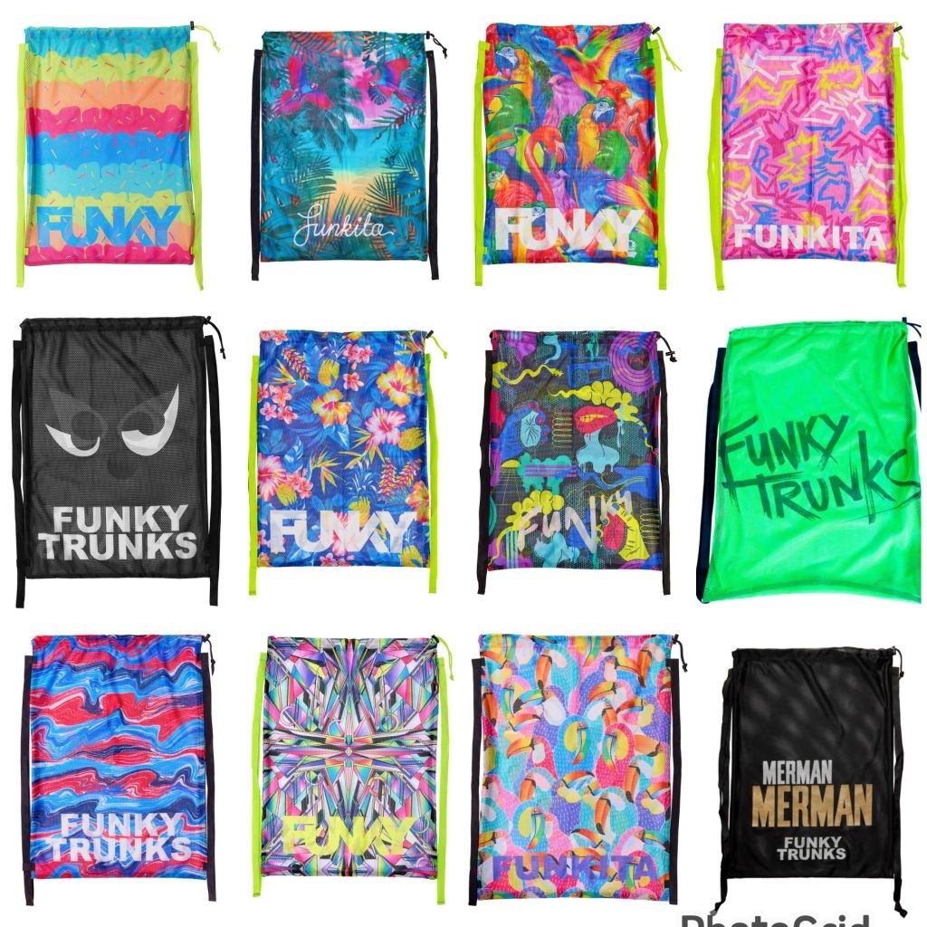 Mesh Gear Bag Funky Trunks / TAS alat renang