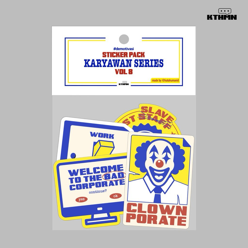 

Karyawan Series Vol. 8 - Sticker Pack | SP - 089