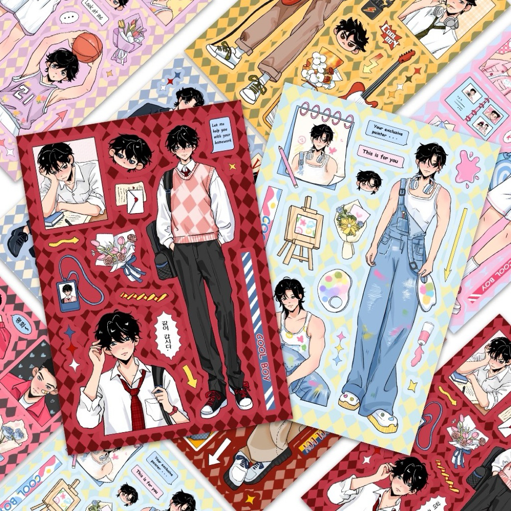 

ANIME MATTE STICKER SET