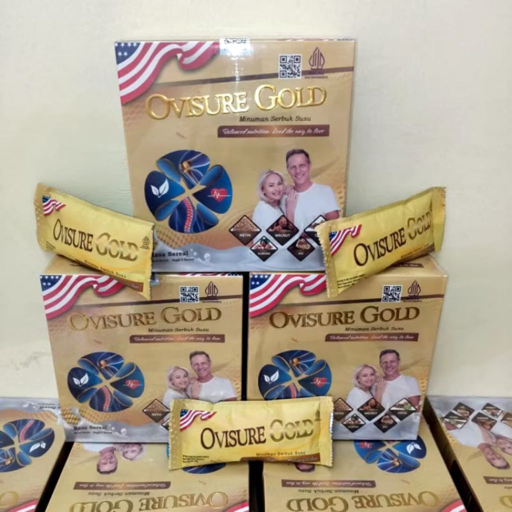 

Paket 6 Box Ovisure Gold Susu Saraf Kejepit Osteoporosis ORI BPOM