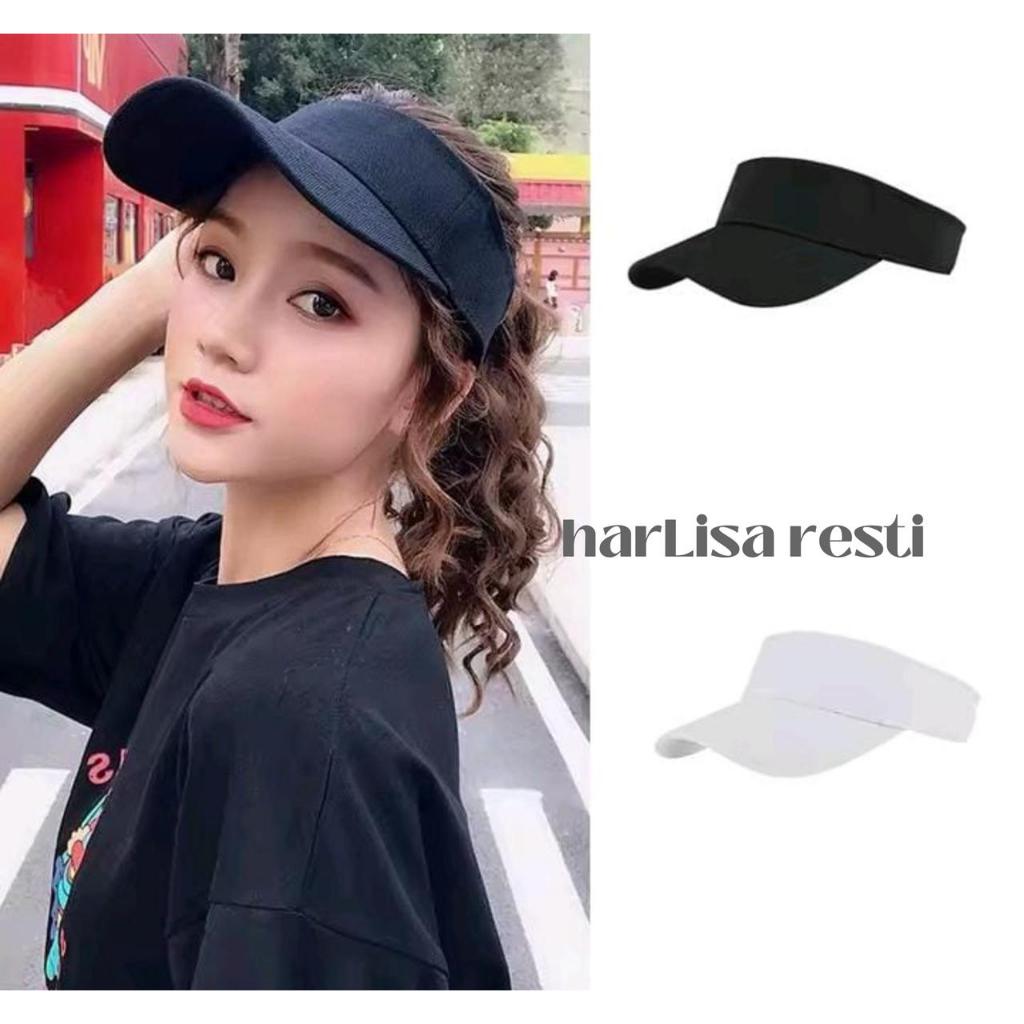 Topi Tepi Lebar Lipat Wanita Korea Topi Wanita Portabel Topi Olahraga Wanita Topi Pantai Wanita Berh