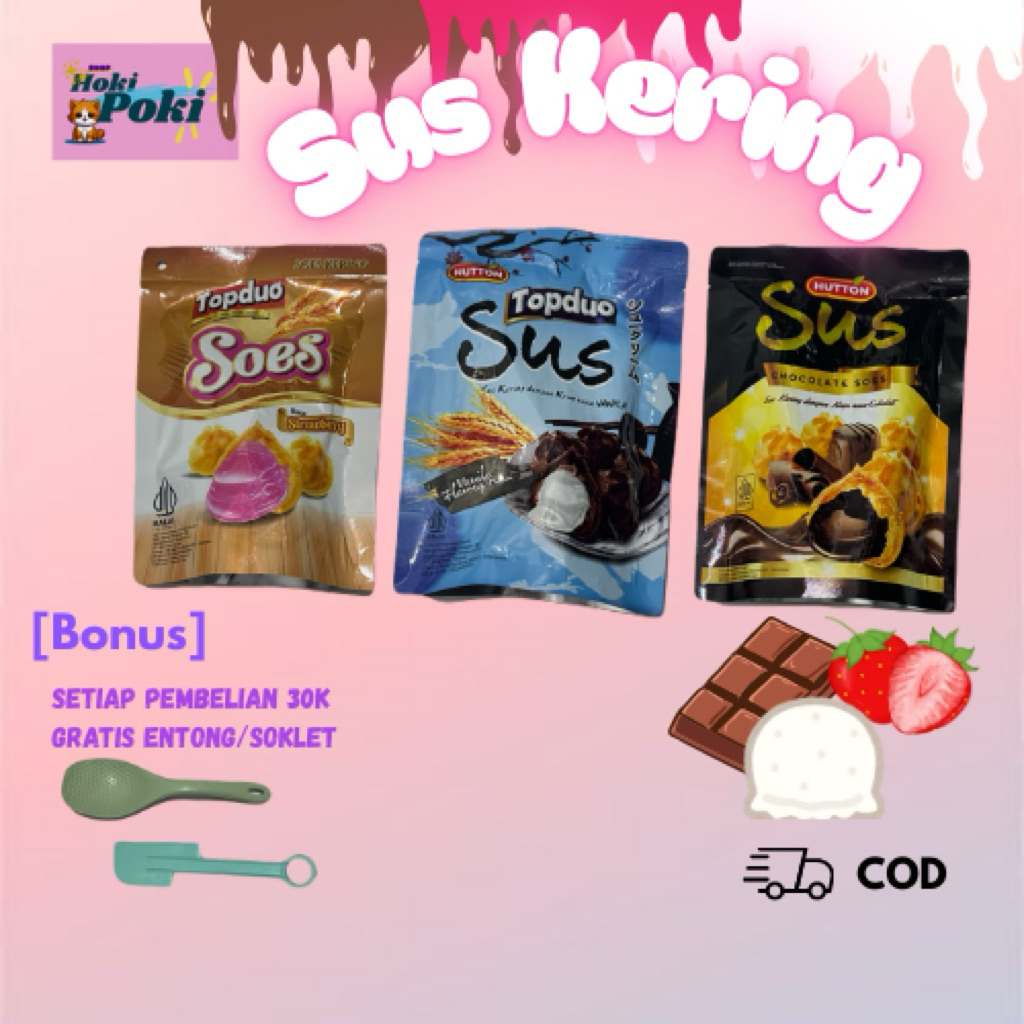 

{Free Soklet} Soes ! sus kering renyah dengan berbagai rasa!