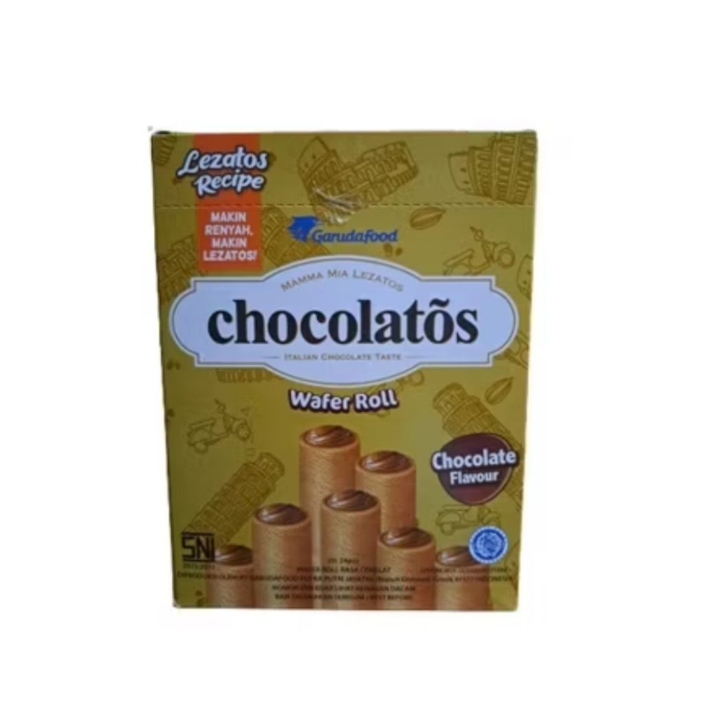 

Gery Chocolatos Wafer Roll 500an Isi 24pcs x 8,5g