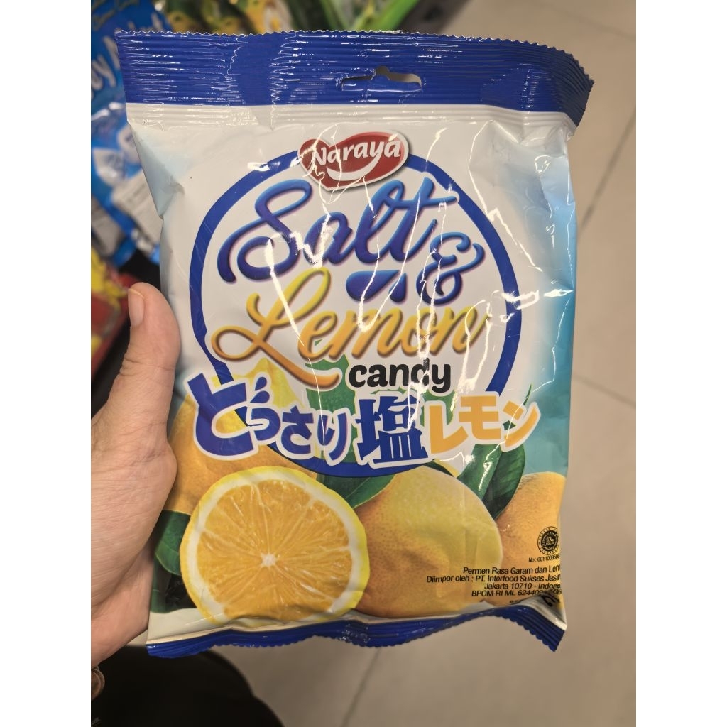 

NARAYA CANDY SALT & LEMON CANDY 150GR.