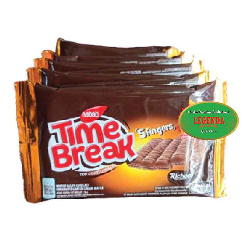 

GROSIR Wafer Bersalut Cokelat NABATI TIME BREAK Renceng 280 Gr Gram isi 20 Pcs x 14Gr Manis Gurih Renyah Coklat Chocolate Cemilan Makanan Ringan Snack Oleh Oleh Khas Pekalongan Murah Berkualitas Premium | BAL