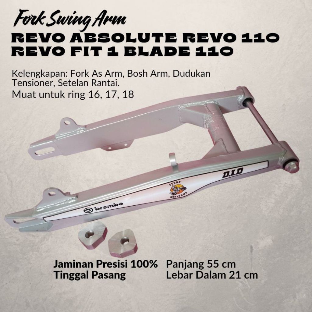 Fork Swing Arm Arem Lengan Ayun Sasis Garpu Belakang ktm Bebek trail pnp Revo Absolute Revo fit Blad