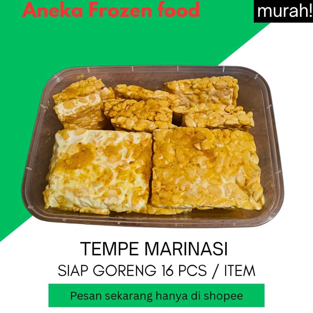 

TEMPE MARINASI | MARINATED TEMPEH | TEMPE SIAP GORENG | TEMPE SIAP SAJI | TEMPE BALI