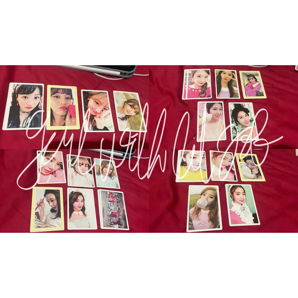 POB TWICE PHOTOCARD OFFICIAL JIHYO MOMO SANA MINA NAYEON JEONGYEON DAHYUN TZUYU CHAEYEON