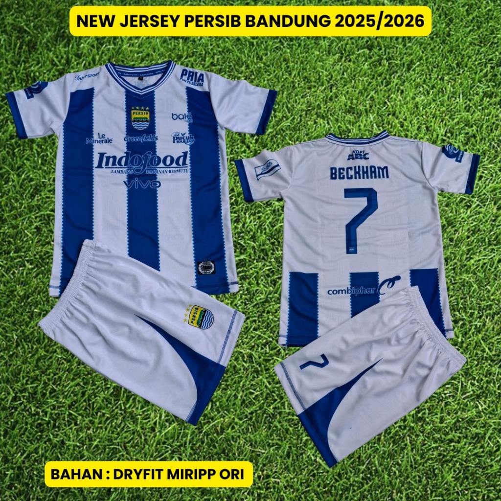 Jersey Anak Persib Bandung Terbaru Usia 1 - 12 Tahun - Jersey Persib Bandung anak Superleagu3 - Baju