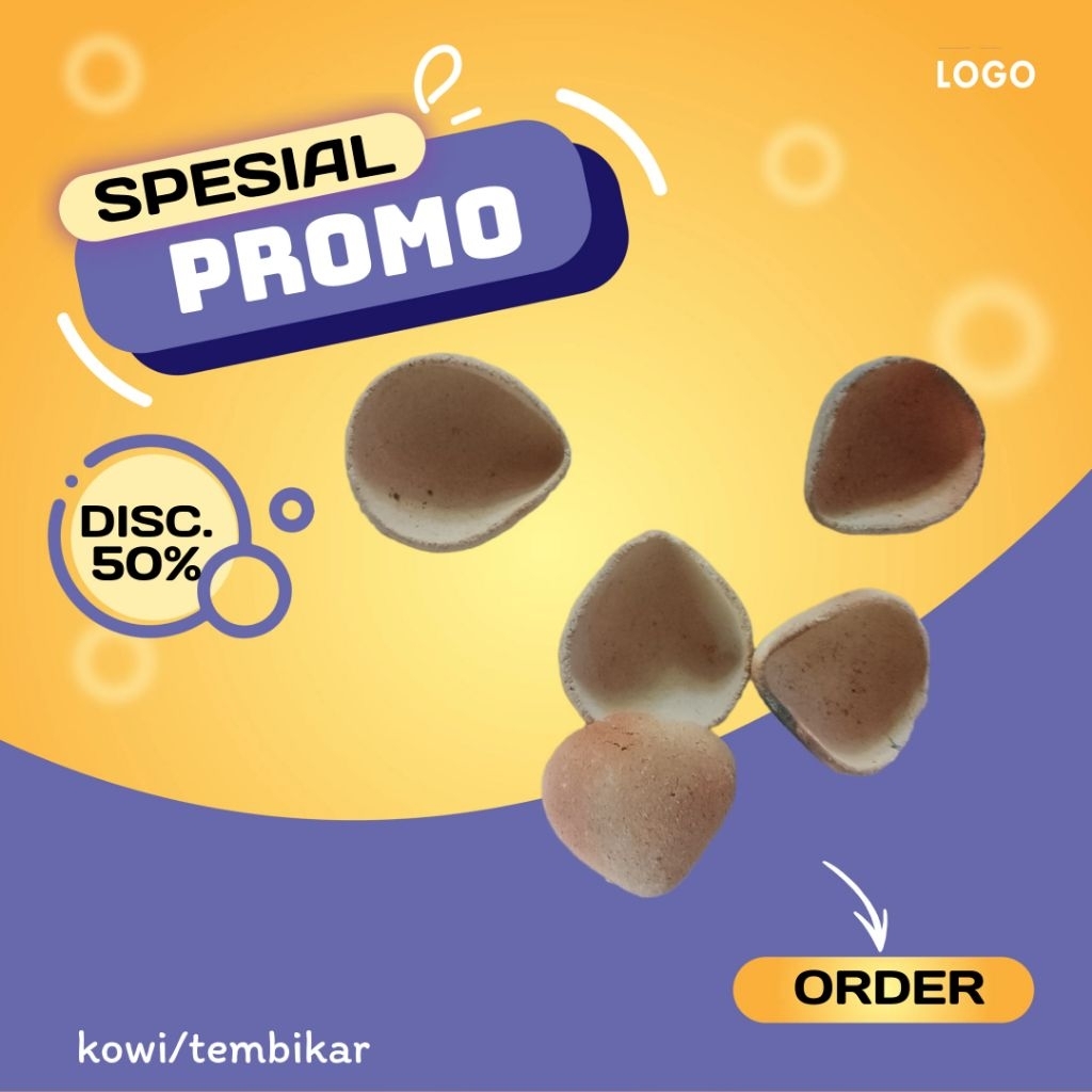 kowi/tembikar /pelebur emas asli buatan padang isi 100 pcs