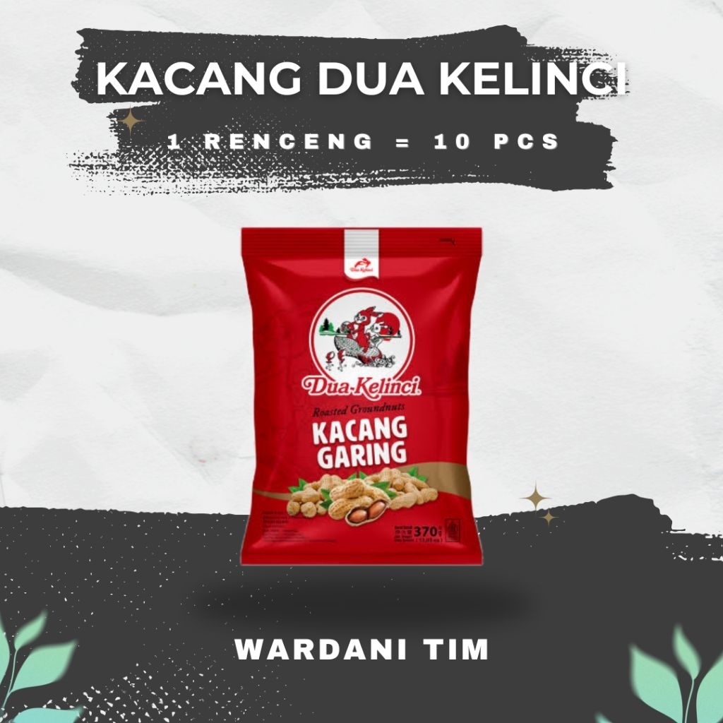 

Kacang Dua Kelinci Kacang Kulit Garing 28gr, 60gr 2000an