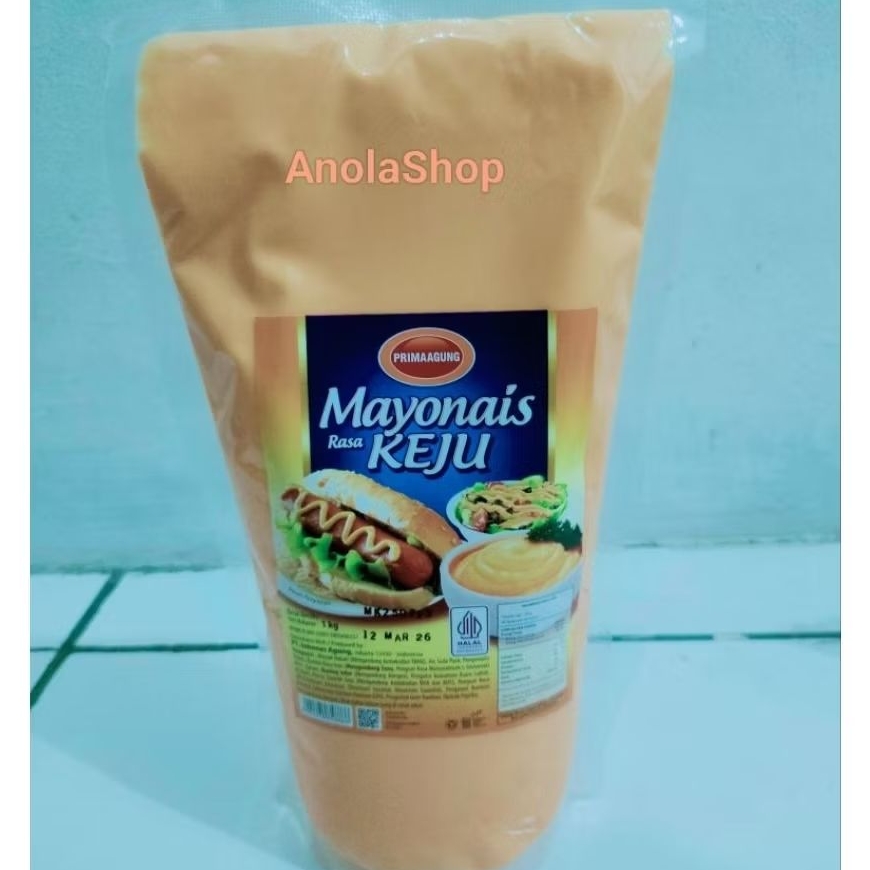

Mayonais Rasa Keju 1kg Prima Agung