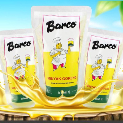 

BARCO MINYAK GORENG BERKWALITAS TINGGI 1 LITER BY JJS