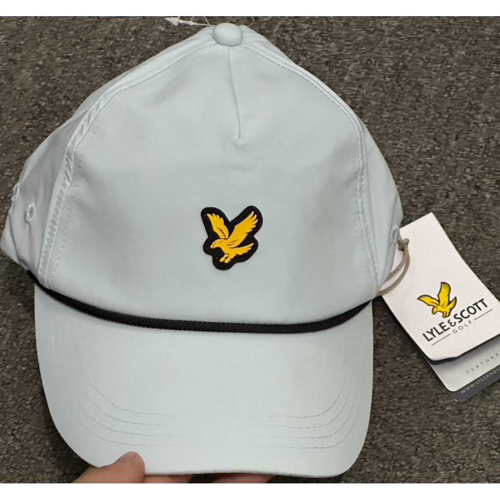 Topi Lyle & Scott Golf Cap Original 100% Soft Blue
