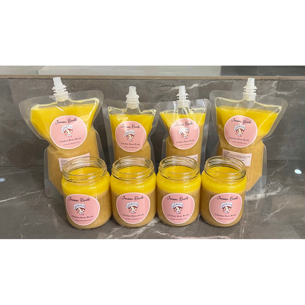 

CHICKEN BONE BROTH POUCH 500ML / KALDU AYAM KAMPUNG / MPASI BROTH / KALDU MPASI