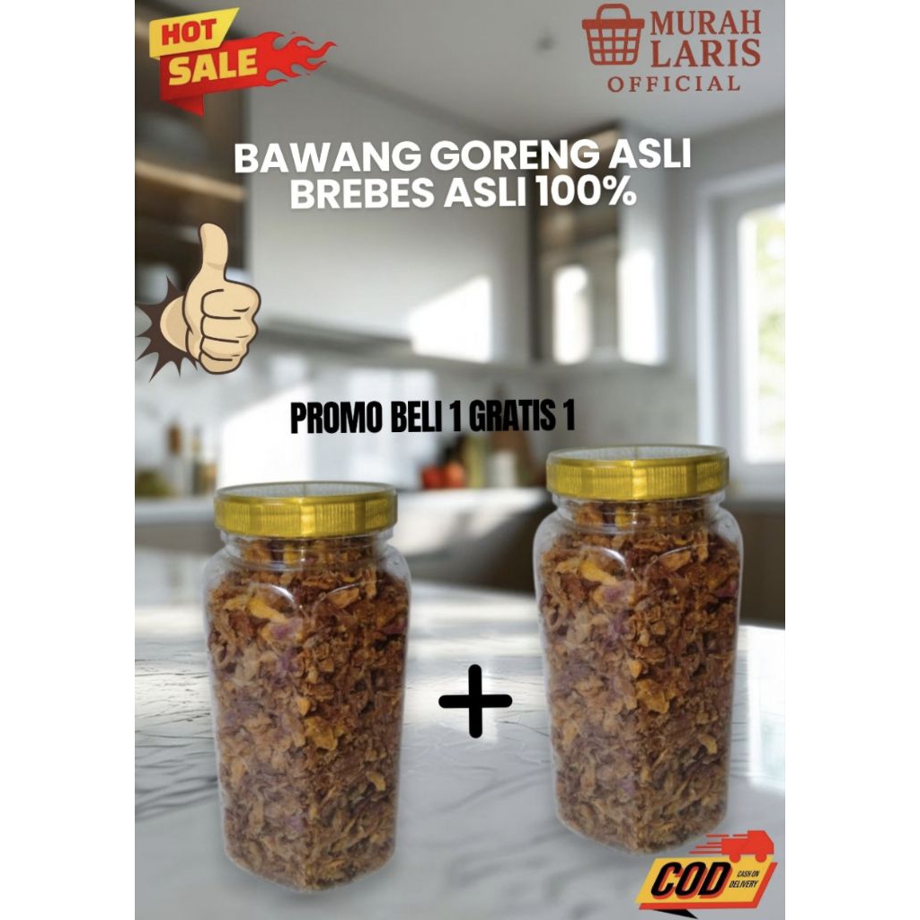 

PROMO SEPESIAL!!! Bawang Goreng asli brebes Beli 1 Gratis 1
