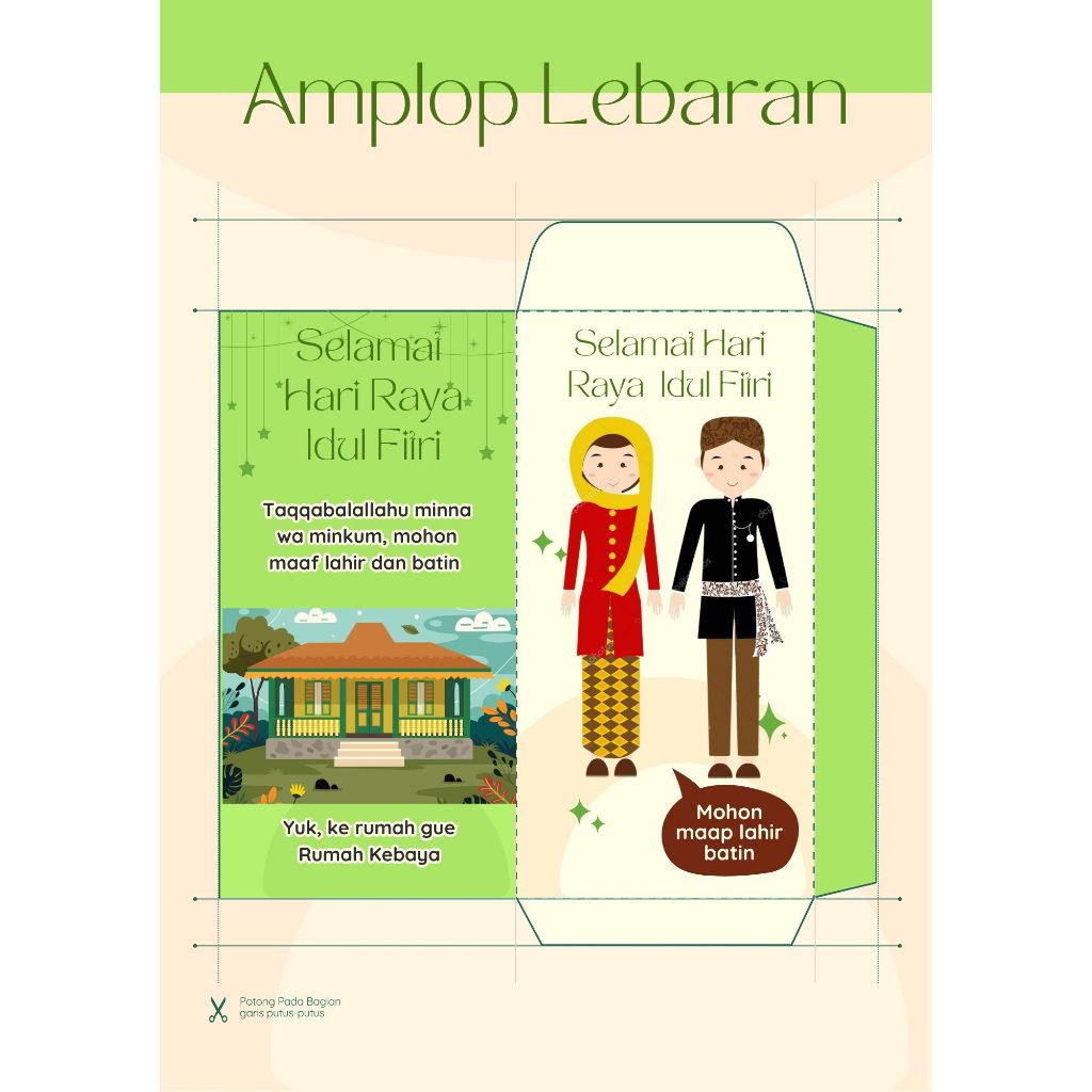 

(JAKARTA) AMPLOP LEBARAN SERI ADAT (ISI 100)