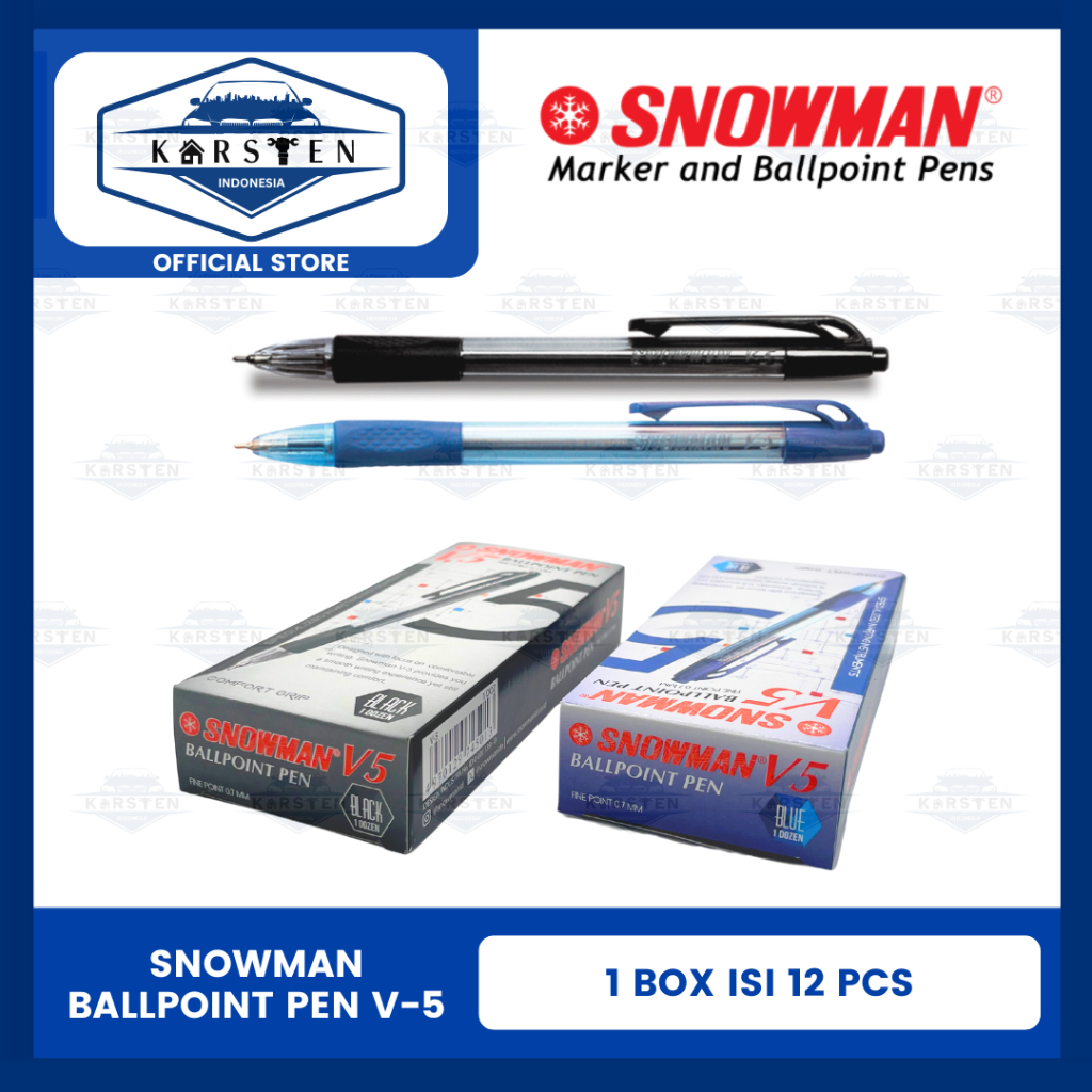

Pulpen | Bolpen | Pena Snowman V-5
