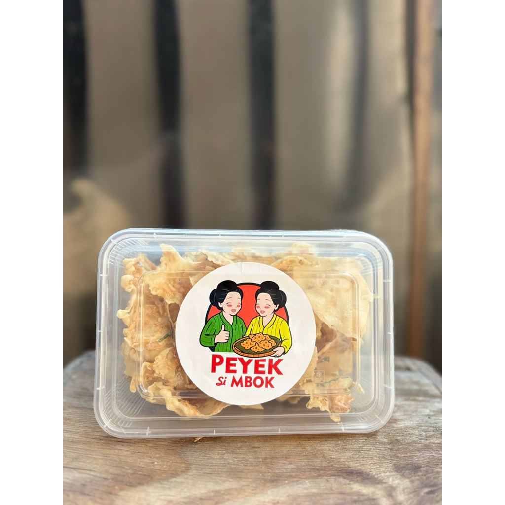 

Peyek Si Mbok // peyek ikan uk.120gr rempeyek gurih