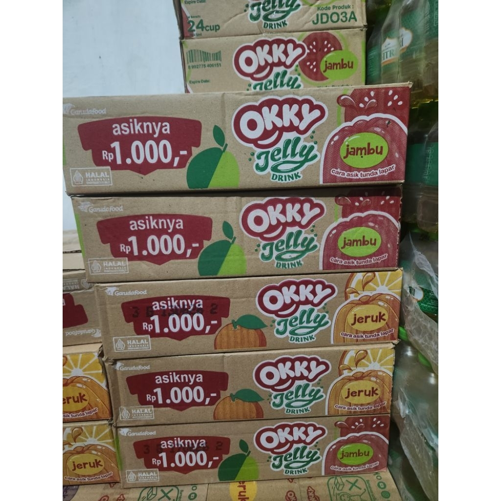 

Okky Jelly Drink 45 ml @Rp 1000
