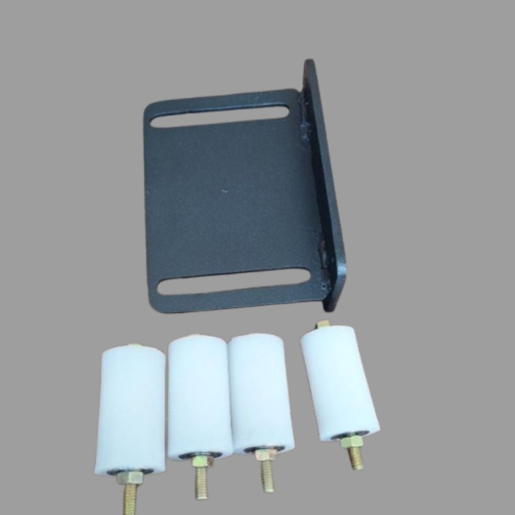 bracket roller pagar dudukan roda atas pagar rumah pintu pagar dorong 1 set lengkap