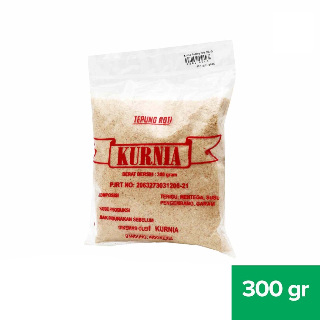 

Kurnia Tepung Roti 300 gr