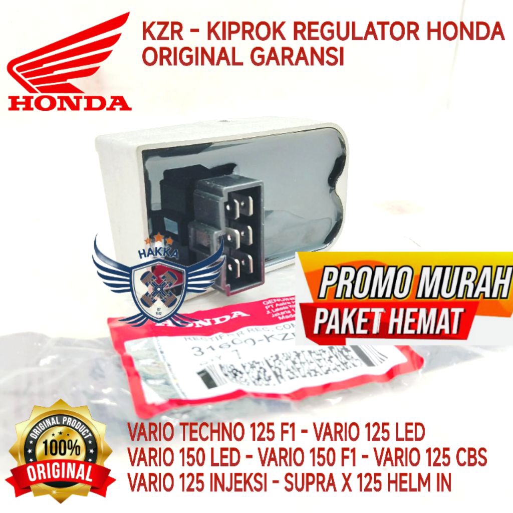 KZR ORIGINAL KIPROK HONDA VARIO TECHNO 125 F1, KIPROK VARIO 125 LED, KIPROK VARIO 150 LED, KIPROK VA