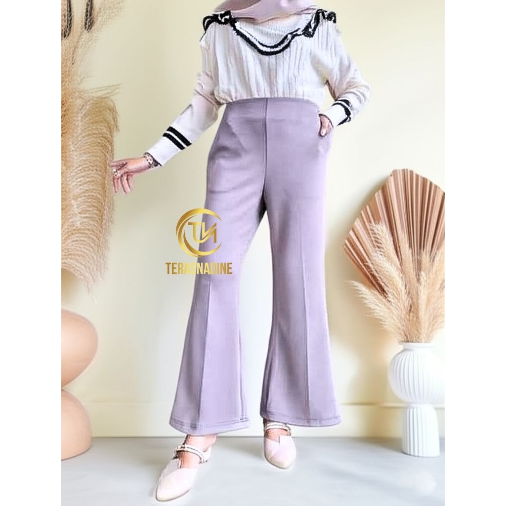 Celana Cutbray Wanita Scuba Premium / Cellia 2167 Celana Cellia Cutbray Premium / Celana Cutbray Cel