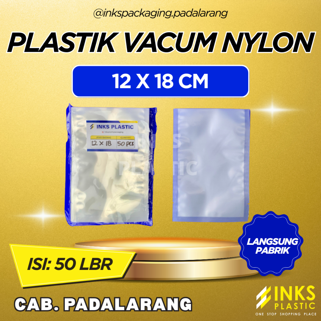 PLASTIK VACUM NYLON 12 x 20CM
