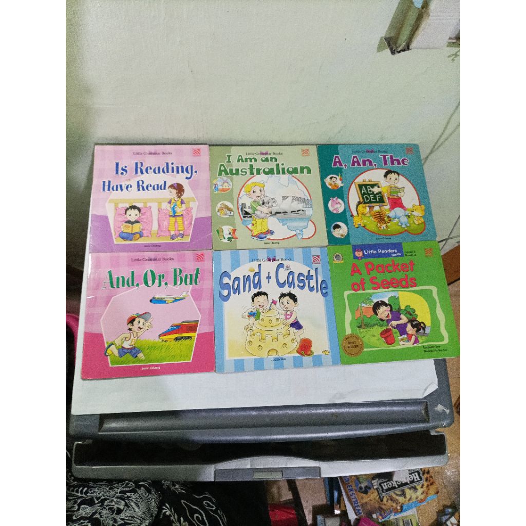 buku import What is this, my first books word, Disney first word,Rhyming, shapes, Little Readers pac