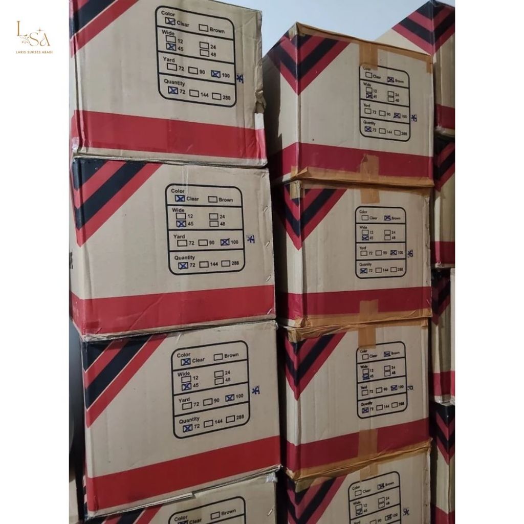 

1 Dus Lakban T7 45MM 100Yard 43Micron 1 Dus isi 72 PCS