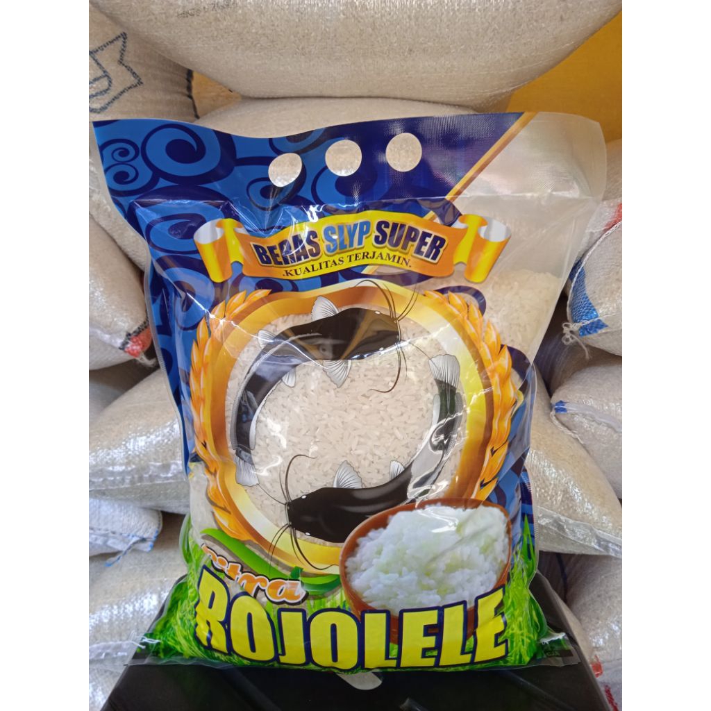 

BERAS SLYP SUPER ROJOLELE PREMIUM PACK UKURAN 2 KG/2,5 KG/3 KG/5 LITER/5 KG. PULEN DAN MURAH.