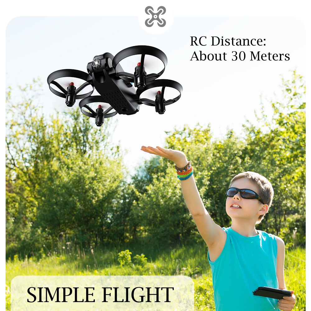 Motak Drone Mainan Pesawat Terbang Cool Light 2.4G Stunt Remote Control (Tanpa Fungsi Kamera)