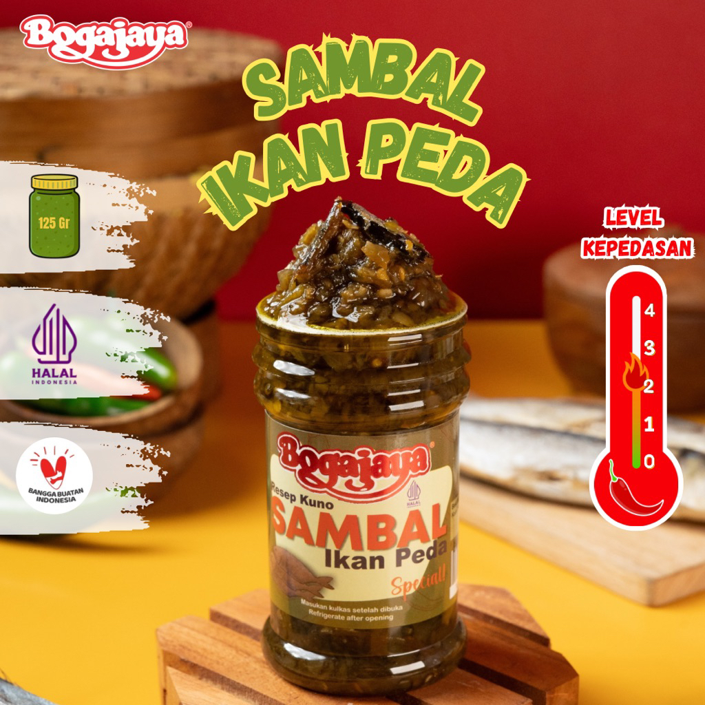

SAMBAL IKAN PEDA BOGAJAYA SURABAYA 135 GRAM / SAMBAL OLEH OLEH SURABAYA