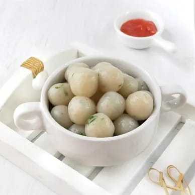 

Cilok Kenyal Enak Isi 45 Butir Kemasan Vacuum enak gurih isian sosis dan ayam