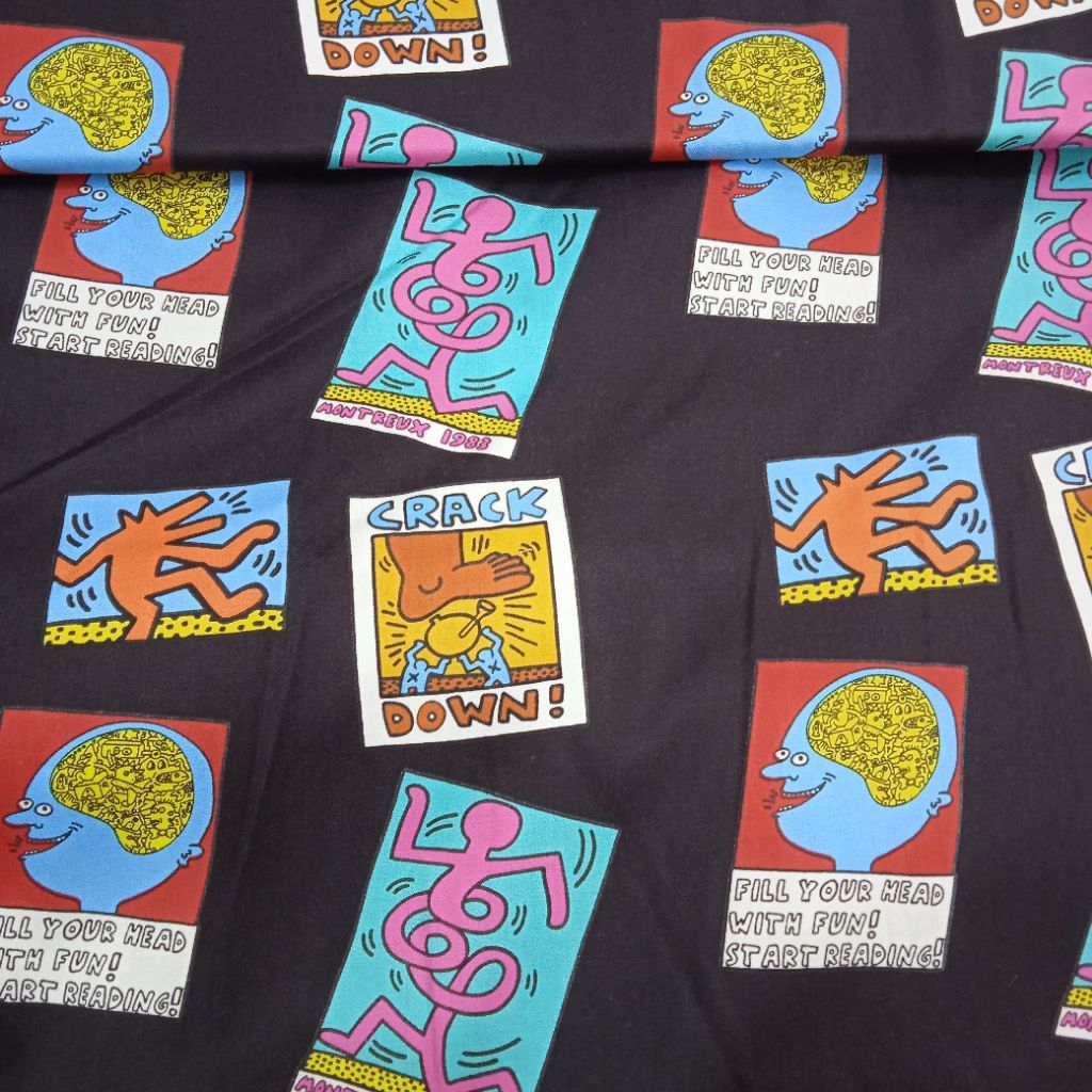 KAIN KATUN RAYON TWILL PREMIUM IMPORT MOTIF KARAKTER