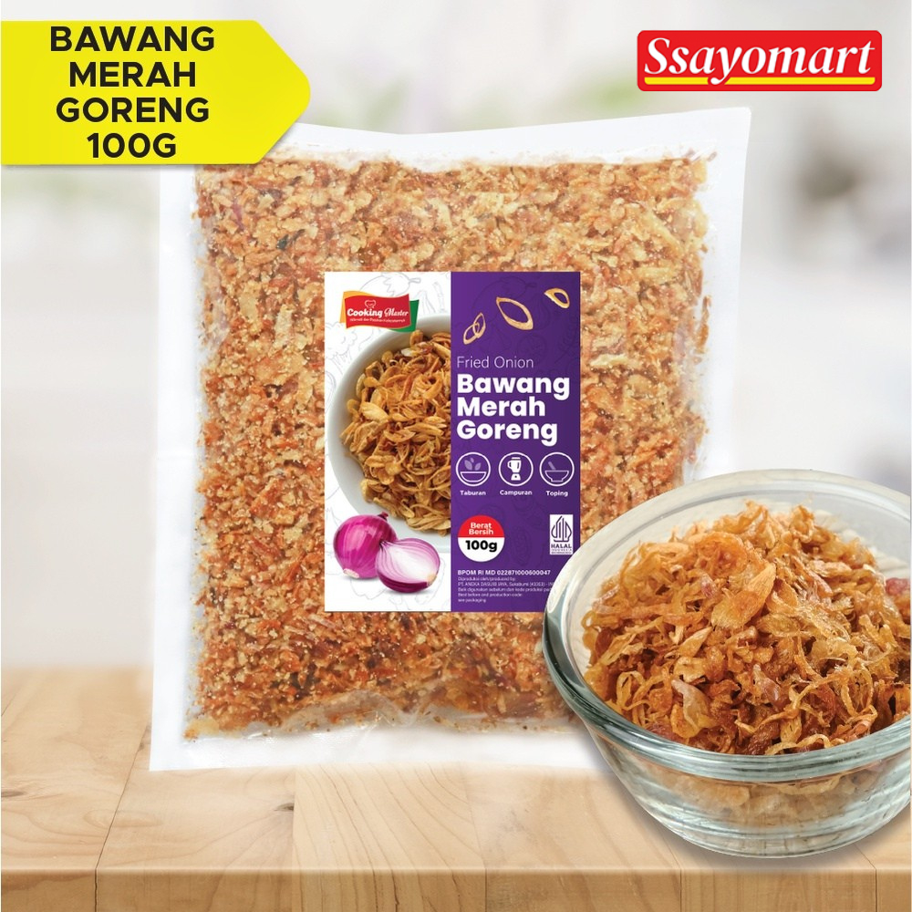 

Bawang Merah Goreng / Fried Onion/ Bawang Goreng Siap Saji Original 100g