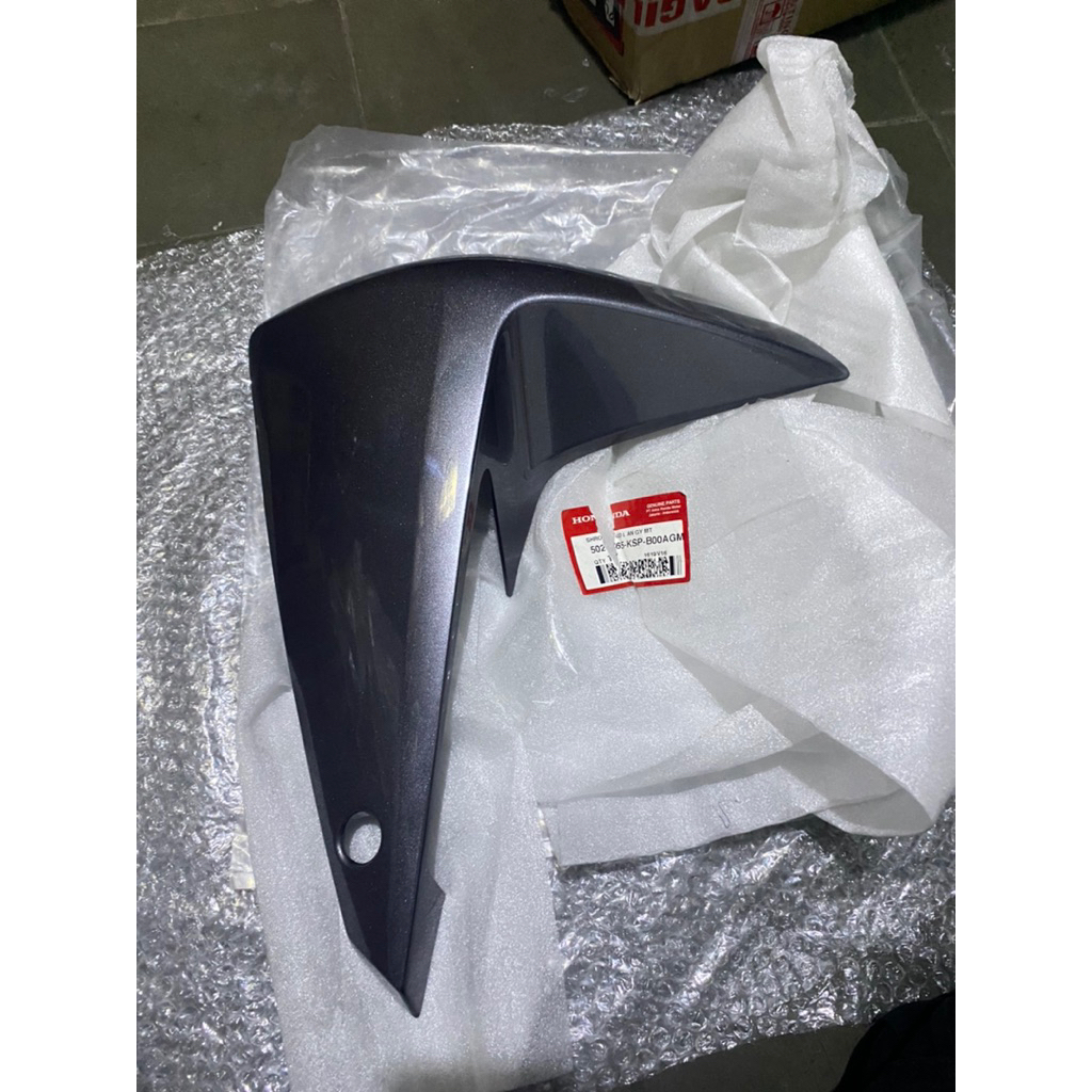 Shroud L Sayap Tangki Kiri Megapro Monoshock Karbu 50265-KSP-B00Agm ori Original 50265kspb00agm