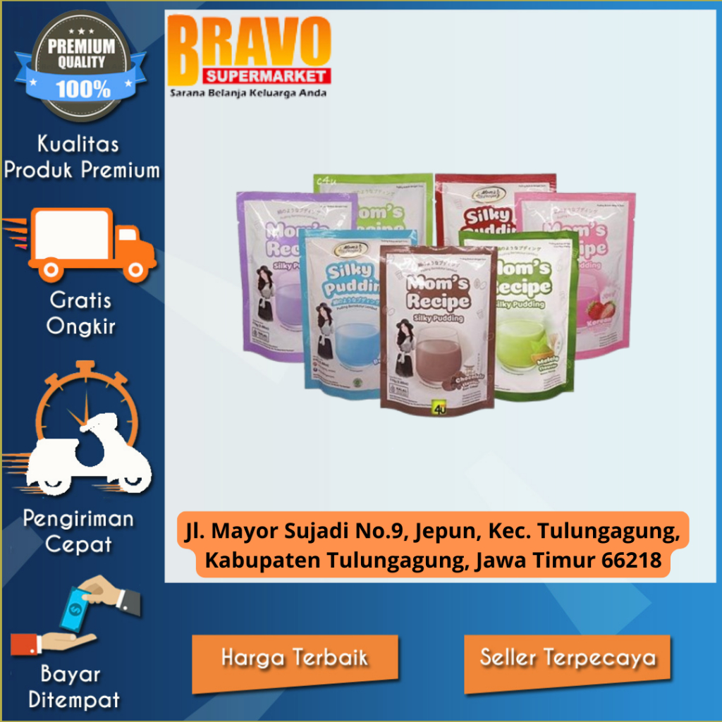 

Bravo Supermarket Tulungagung - SILKY PUDING MOM'S RECIPE 110gr