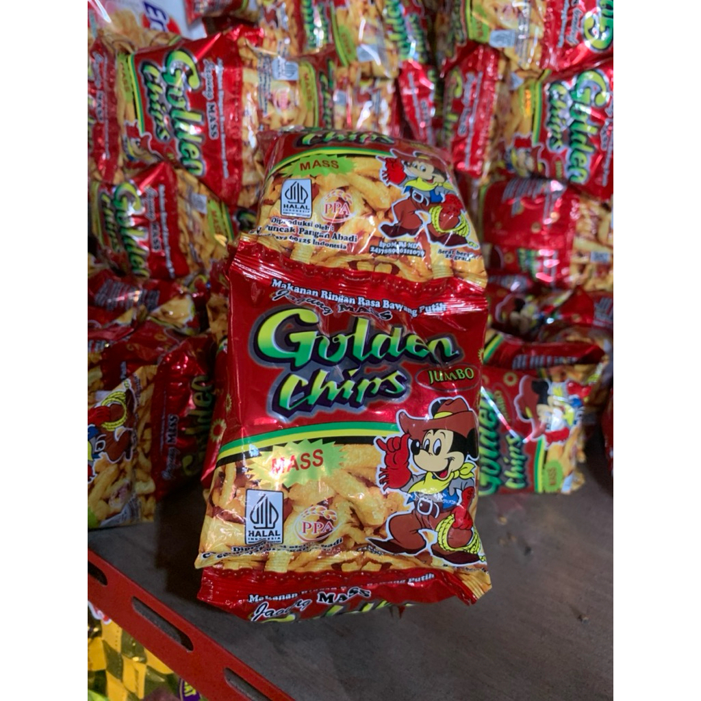 

Snack JADUL Golden chips 1 renteng
