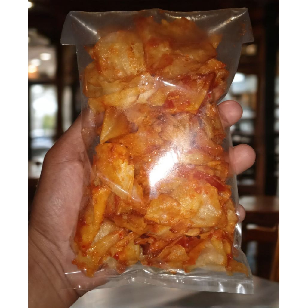 

Keripik Singkong Balado Pedas Manis 100 Gram