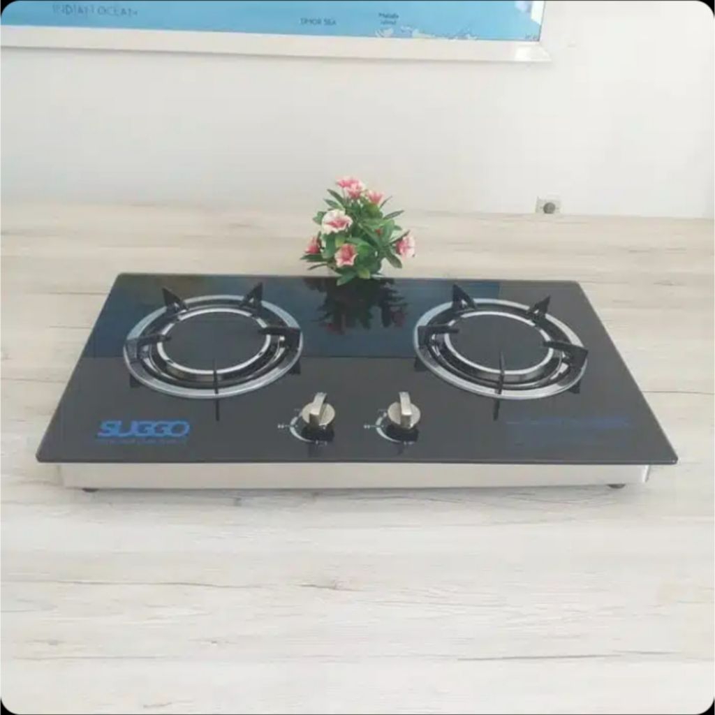 KOMPOR GAS 2 TUNGKU INFRARED SUGGO G-207