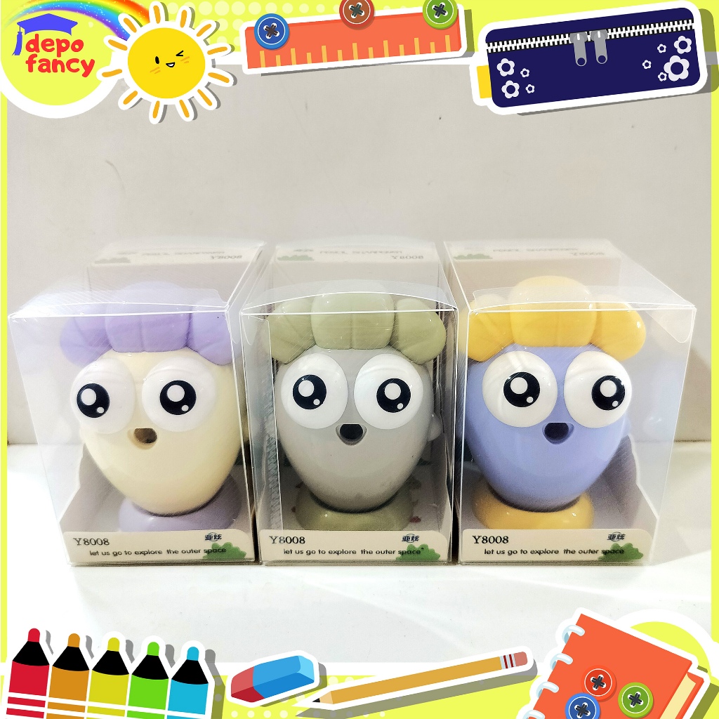 

Rautan Pensil Meja Putar Y8008 Wortel / Sharpener / Ongotan / Peruncing / Sleper