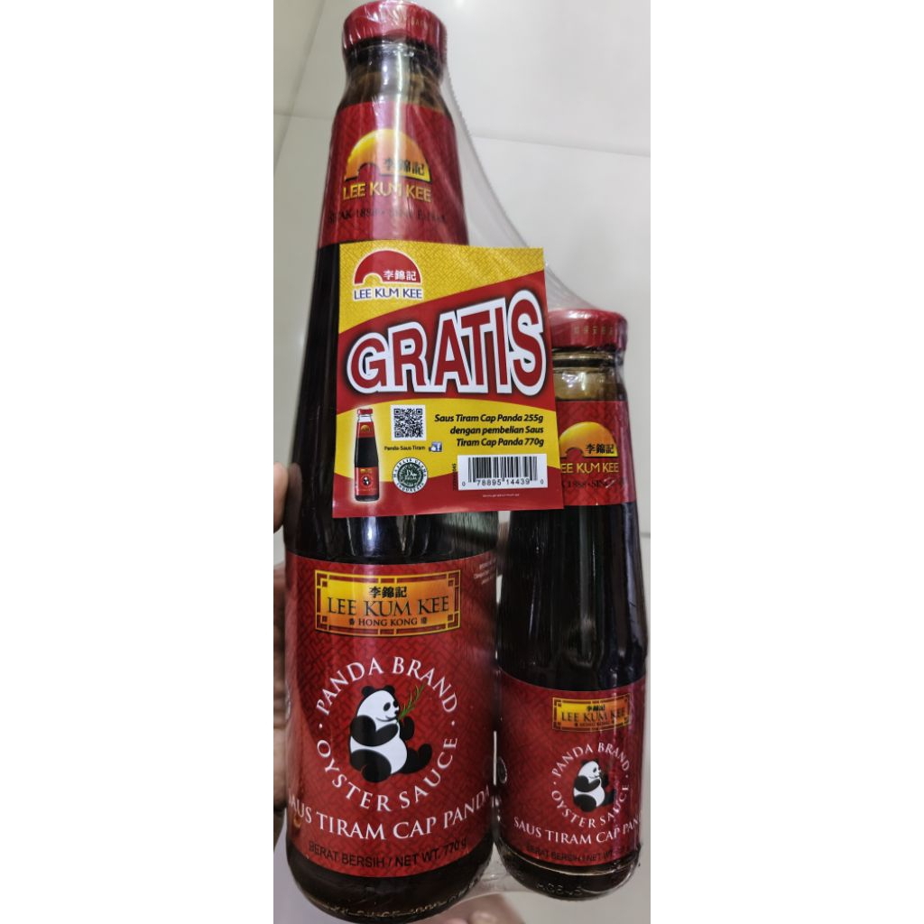 

Lee Kum Kee Panda Saus Tiram 770gr free Saus Tiram Lee Kum Kee Panda 255gr. free bubble wrap