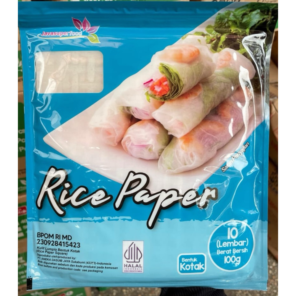 

rice paper java super food isi 10 dan 20