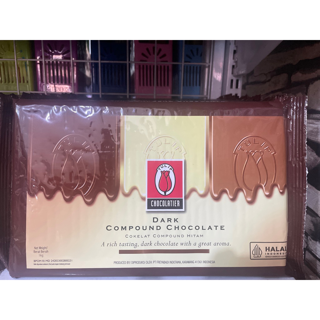 

Tulip compound chocolate dark 1kg