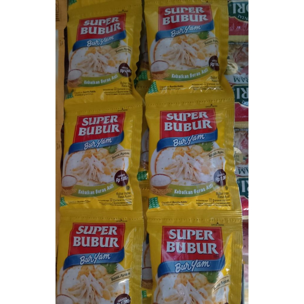 

Super Bubur Buryam 1 renceng 10 Sachet